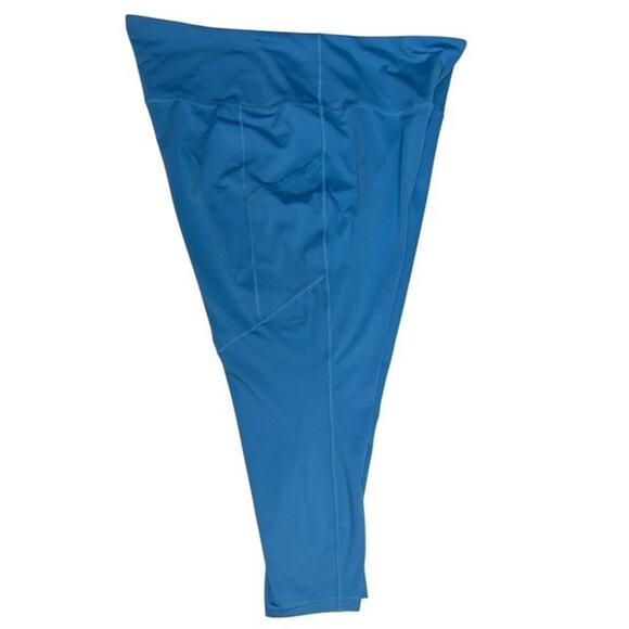 Xersion 3X Leggings Pants EverUltra Blue High Rise Fitted 7/8 Ankle Gym Workout - Picture 5 of 7